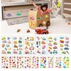 30 Sheets Temporary Tattoos Kit for Kids, 300Pcs Fake Cute Tattoo Stickers Waterproof, Birthday Party Favor (Dinosaurs ＆ Space ＆ Vehicle)