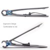 SZQHT Extra Wide Jaw Opening Nail Clippers for Thick Nails Cutter for Ingrown Toenail Clippers & Fingernails Manicure Set,Pedicure Kit,Men & Women(Silver)