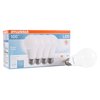 SYLVANIA LED Light Bulb, 100W Equivalent A19, Efficient 14W, Frosted Finish, 1500 Lumens, Bright White - 4 Pack (78102)