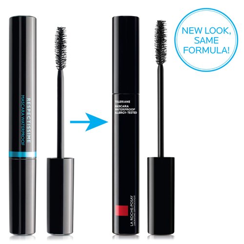 La Roche-Posay Toleriane Waterproof Mascara, Long-Lasting Volume and Length, Allergy-tested, Safe For Sensitive Skin, Black