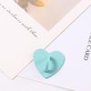 Kopida 12 Pcs Phone Charm Hook Colorful Phone Finger Grip Heart Shaped Phone Case Hooks Self-Adhesive Phone Wristband Clasps Hooks