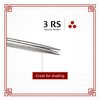 One Tattoo World 3 Round Shader Individually Packed and Sterilized Tattoo Needles (50 Pack) OTW-3RS