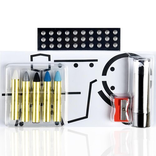 Cyberpunk Makeup Kit - 7.4" x 8.5" - Multicolor & Non-toxic Set - Perfect for Creative Expression & Transformation - 1 Kit