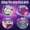 Art & Craft Activity,Foil Craft Outer Space DIY Art Fun Kits,No Mess Creative Foil Art Kits Set Drawing Game for Kids,Birthday Gifts Craft Supplies Travel Toys for Girls Boys Ages 4 5 6 7 8 9 Year Old