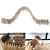 Hamster Toys, Flexible Hamster Wooden Bridge Door Fence Hamster Chew Toys Decor Standing Climbing for Mice Gerbil Chinchilla Small Animals Chew Toys(11.8in)
