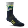 FARM TO FEET Total Eclipse Blue Ridge Crew Socks, 1 EA