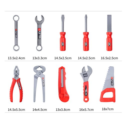 Kids Tool Set, 55 Pcs Kids Tool Set Pretend Play Kids Toys with Tool Box and Electronic Toy Drill, Toy Tools for Toddler Boys Girl Kid Child Ages 3+