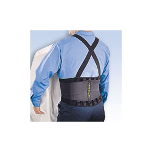 Fla 70-110MDBLK Safe-T-Lift LX Working Back Support, Black, Medium by FLA Orthopedics