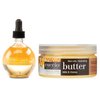 Cuccio Full Hand Treatment - Cuticle Oil 2.50 Oz and Butter Blends Moisturizing Scented Body Cream, 8 Oz (Milk & Honey)