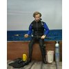 NECA Jaws Shark CAGE Hooper 8IN Clothed Action Figure