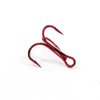 130 PCS Treble Hooks Kit High Carbon Steel Round Bend for Lures Baits Fishing Hook Set 4# 6# 8# 10# for Freshwater Saltwater