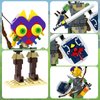 Nubee BOTW Link Building Set, Majora's Mask Link Action Figures Holding Master Sword and Hylian Shield, TOTK Adventure Game Collection Birthday Gift for Boys Girls Game Fans (407Pcs)