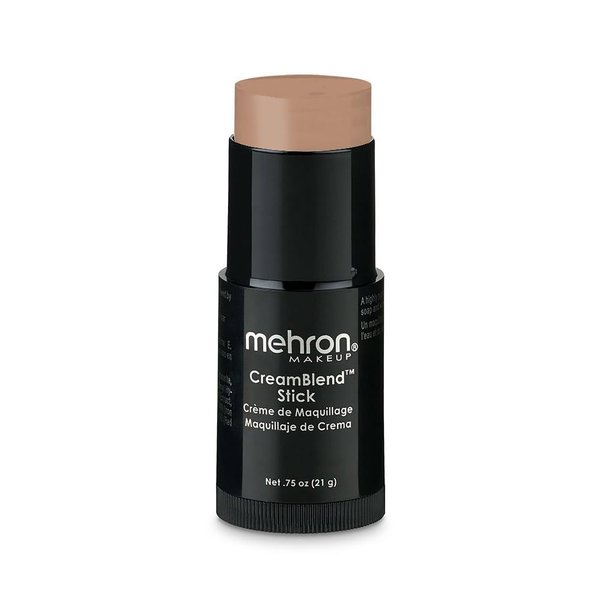 Mehron Makeup CreamBlend Stick | Face Paint, Body Paint, & Foundation Cream Makeup | Body Paint Stick Perfect for Halloween Makeup (Warm Honey)
