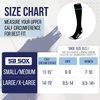SB SOX Lite Compression Socks (15-20mmHg) for Men & Women – Best Socks for All Day Wear! (Stripes - Gray/Purple, S/M)