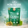 KIKI Green Irish Sea Moss Powder 8 Oz - Wildcrafted Sea Moss with Bladderwrack Burdock Root Powder Dr Sebi Sea Moss for Immune Support - Keto, Vegan Friendly Powder