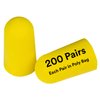 3M Ear Plugs, 200/Box, E-A-R TaperFit2 312-1219, Uncorded, Disposable, Foam, NRR 32, For Drilling, Grinding, Machining, Sawing, Sanding, Welding, 1 Pair/Poly Bag