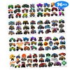 8 Sheets (96PCS) Monster Truck Temporary Tattoos Themed Birthday Party Decorations Favors Supplies Decor Stickers for Kids Boys Girls Gifts Classroom School Prizes Rewards