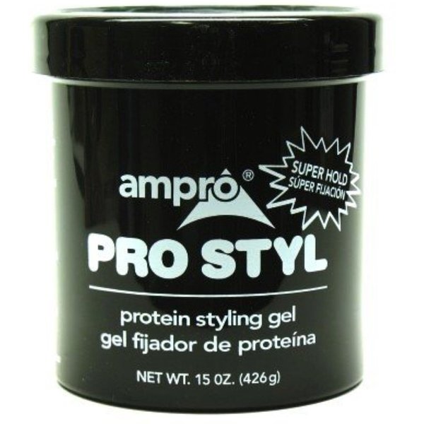 Ampro Protein Styling Gel, Super Hold, 15 oz (Pack of 7)