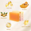 HOYEHOLA Kojic Acid Turmeric Soap Bar - Dark Spot Remover for Face Even Skin Tone, Moisturizing & Nourishing Natural Ingredients
