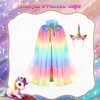 HAMSILY Princess Dress Up Clothes for Little Girls: Princess Costume for Girls Toddler, Unicorn Costume & Mermaid Costume, Girl Toys Age 3 4 5 6 Year Old Girl Birthday Gifts with Cape, Jewelry, etc