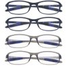 Computer Blue Light Blocking Reading Glasses(Flexible and Lightweight) UV Protection Readers Anti Eyestrain for Women Men