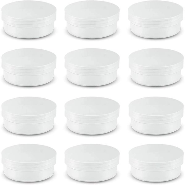 Amersumer 20Pack Round Clear Frosted Plastic Bead Storage Containers Box Case with Screw Top Lids,Cylinder Stackable Bead Containers for Make Up,Eye,Pills,Gems,Beads,Jewelry,Small Items,2.6x1 Inches
