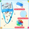 Boao 20 Packs Beach Bag Seashell Bag Mesh Beach Bag Collecting Bag Beach Sand Toy Colorful Seashell Bag for Holding Beach Toys for Outdoor Beach Activities(9.45 x 9.06 Inch)