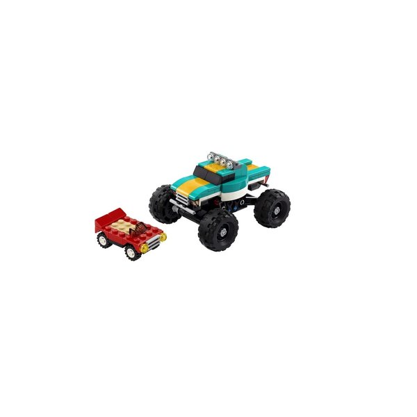 LEGO Creator 3in1 Monster Truck Toy 31101 Cool Building Kit for Kids (163 Pieces)