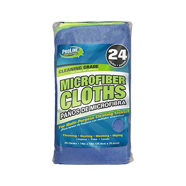 Pro Line Microfiber Towels 24Pack