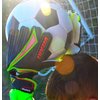 Vizari Junior Keeper Glove - Professional Soccer Goalkeeper Goalie Gloves for Kids and Adults - Superior Grip, Durable Design, Secure Fit|Black/Orange/Green 9