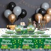 gisgfim Garbage Truck Birthday Party Supplies Trash Trucks Birthday Party Tableware Includes Party Plates Napkins Fork and Garbage Truck Theme Tablecloth for Birthday Parties Decorations Set Serve 20