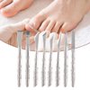 Watris Veiyi 8PCS Foot Shaver Pedicure Tool, Pedicure Knives Set, Stainless Steel Dead Skin Removal Kit, Foot File Callus Nail for Women Men Care Feet