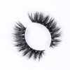 Miss Kiss 1 Pair Lashes 3D Mink Lash Natural Look Eye Lashes Soft Fluffy False Lash Cat Eye Fake Eyelashes Wispy Handmade Eyelash Strips Pack Can be Reusable 12 MM MK27