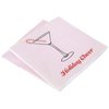 C.R. Gibson TW4-23698 Holiday Cheer Disposable Paper Cocktail Napkins for Christmas Parties, Pink and Red, 5" x 5", 20pcs
