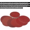 Sackorange 30 PCS 9" Premium PSA Sanding Discs Set- 5 Each of 80, 100, 120, 180,240, 400 Grit - 9 Inch Self Adhesive Stickyback Sandpaper Discs for Drywall, Floor, Woodworking, Metal