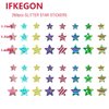 Colorful Glitter Foam Stickers Self Adhesive Stars Kid's Arts Craft Supplies Greeting Cards Stars Shapes Foam Stickers (260pcs)