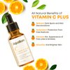 NEW! Aquallure Vitamin C Plus Radiance Serum - Antioxidant Facial Formula to help Brighten, Hydrate, & Plump Skin with Hyaluronic Acid, Amino Complex, Vitamin E - 1 fl oz