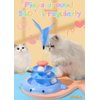 CLGoods Ice-Cream Track Cat Toy with Funny Cat Stick Toy, 3-Tier Cat Toy with Cat teaser wand,Interactive Cat Toys for Indoor Cats