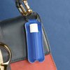 KUFptva Chapstick Holder Keychain Lip Balm Cover Lipstick Sleeve Pouch Gloss Organizers Keyring Backpack Decors, 9cm