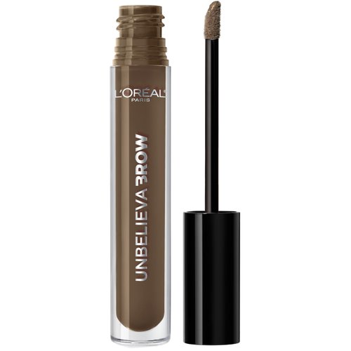 L'Oreal Paris Unbelieva-Brow Longwear Waterproof Tinted Brow Gel, Smudge-resistant, Transfer- Proof, Quick Drying, Easy and quick application with precise brush, Brunette, 0.15 fl. oz.
