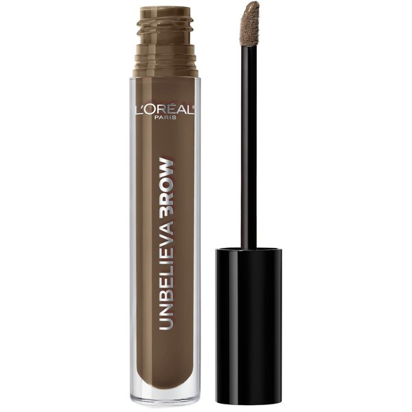 L'Oreal Paris Unbelieva-Brow Longwear Waterproof Tinted Brow Gel, Smudge-resistant, Transfer- Proof, Quick Drying, Easy and quick application with precise brush, Brunette, 0.15 fl. oz.