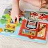 Melissa & Doug Around the Fire Station Sound Puzzle - Wooden Peg Puzzle (8 pcs)