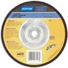 Norton 20X High Performance Abrasive Flap Disc, Type 27, Threaded Hole, Fiberglass Backing, Zirconia Alumina, 4-1/2" Dia., 60 Grit (Pack of 1)