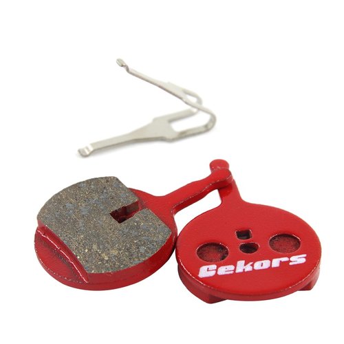 Gekors Ceramic Copper-Free Bicycle Disc Brake Pads for Avid BB5, 1 Pair with a Spring