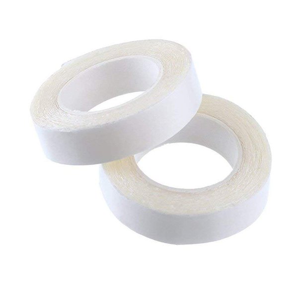 Yesallwas 2PCS 1 cm X 3 Meter Double Sided Tape Toupee Tape Wig Adhesive Hair Extension Tape Double Sided Glue Waterproof Wig Tape for Women Men