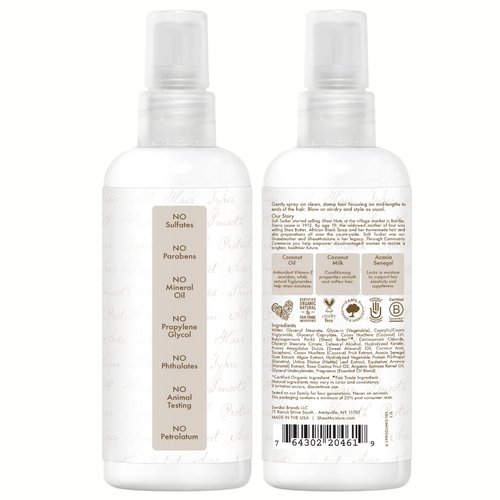 Shea Moisture, 100% Virgin Coconut Oil Daily Hydration Leave In Treatment, 3.3 Ounce