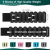 Ankle & Wrist Weights for Women and Men, Wearable Strong Arm & Leg Weights Set of 2 (1Lb Each), Adjustable Wrist Ankle Weights for Home Gym, Yoga, Walking, Running, Dance, Pilates, Cardio, Aerobics