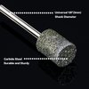 Stone Carving Set Diamond Burr Bits Compatible with Dremel, 46Grit 150Grit 24PCS Polishing Kits Rotary Tools Accessories with 1/8'' Shank for Engraving, Grinding, Stone, Rocks, Jewelry, Ceramics