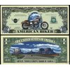 100 American Biker Million Dollar Bills with Bonus “Thanks a Million” Gift Card Set