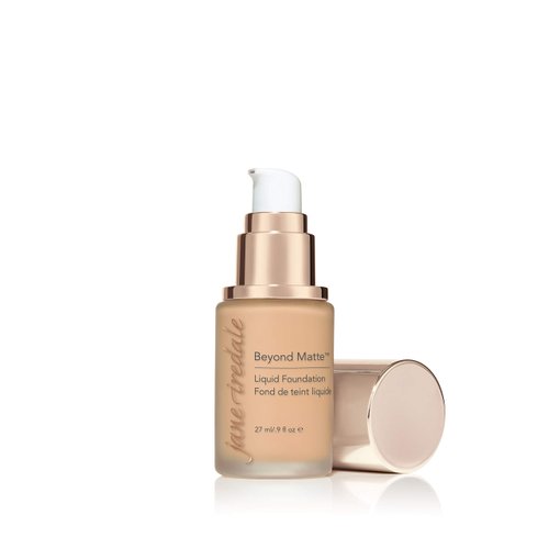 Jane Iredale Beyond Matte 3-in-1 Liquid Foundation, Long-wear, Buildable Coverage, Vegan, Clean, Cruelty Free, Semi Matte Finish, M4